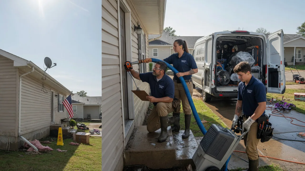 Ceiling Water Damage Restoration in Tunnelton, IN near me